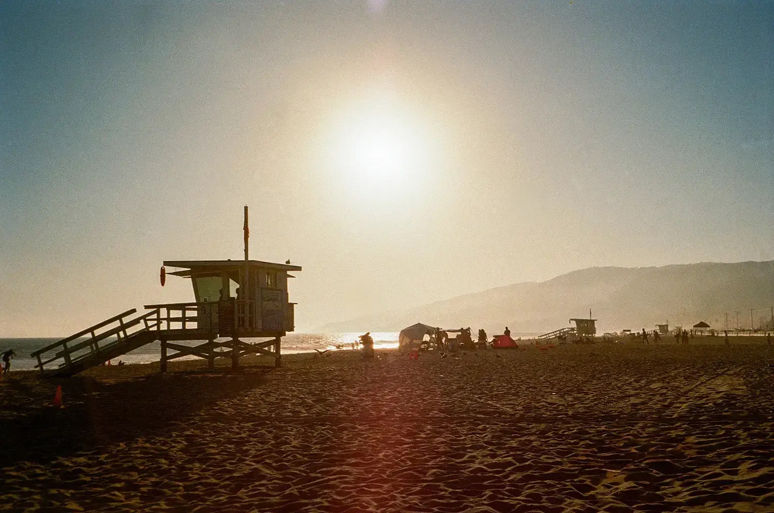 Sunset with Lifeguard Tower